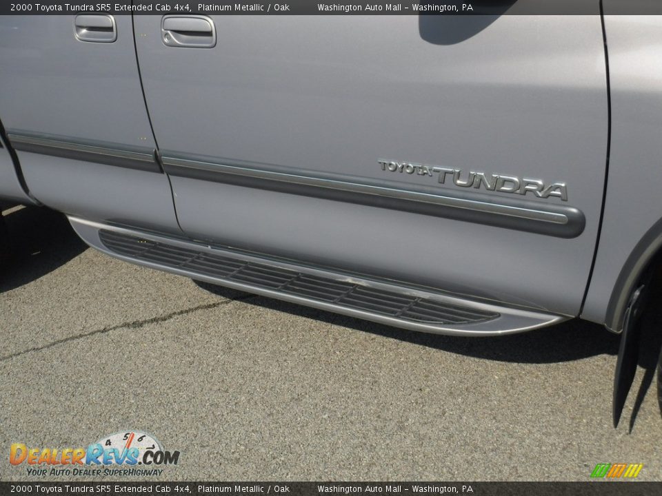 2000 Toyota Tundra SR5 Extended Cab 4x4 Platinum Metallic / Oak Photo #3
