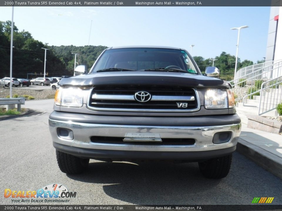 2000 Toyota Tundra SR5 Extended Cab 4x4 Platinum Metallic / Oak Photo #6