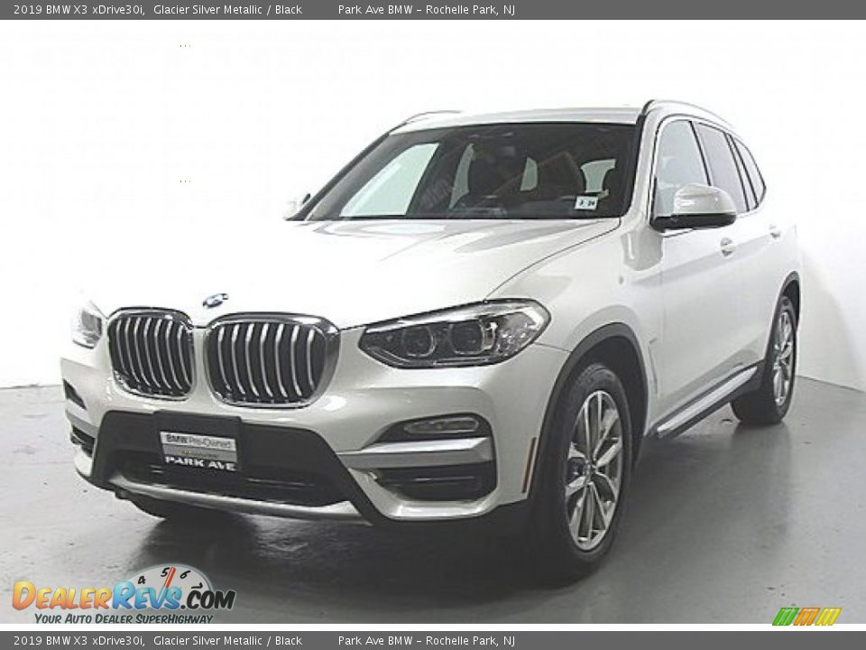2019 BMW X3 xDrive30i Glacier Silver Metallic / Black Photo #1