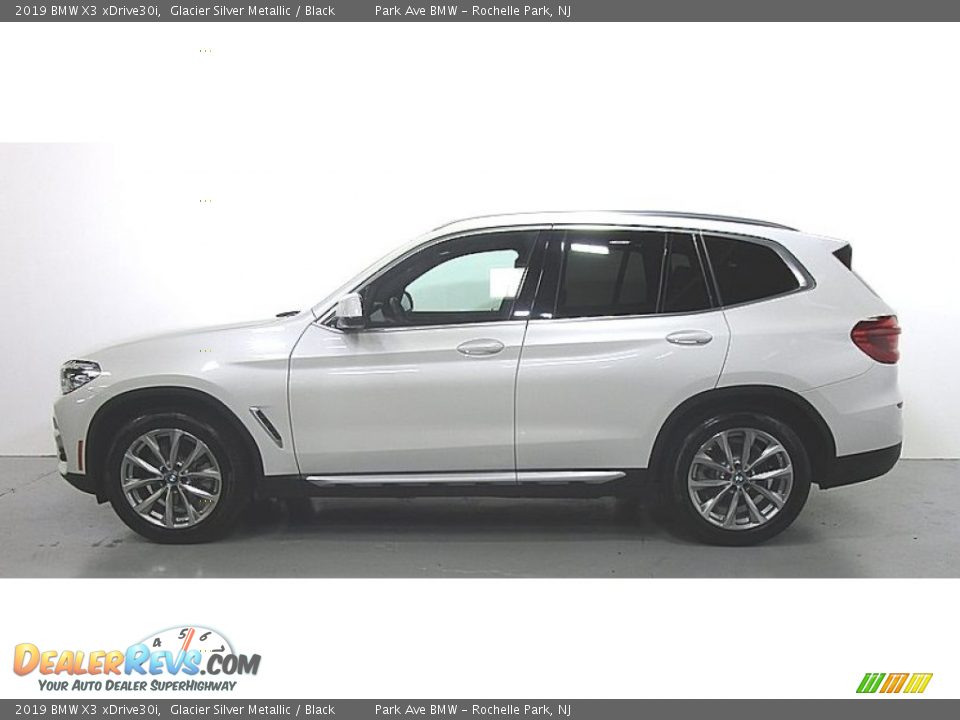 2019 BMW X3 xDrive30i Glacier Silver Metallic / Black Photo #2