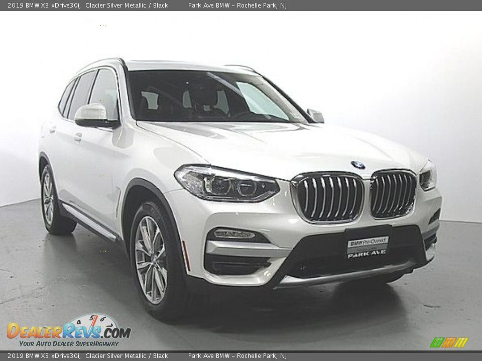 2019 BMW X3 xDrive30i Glacier Silver Metallic / Black Photo #7
