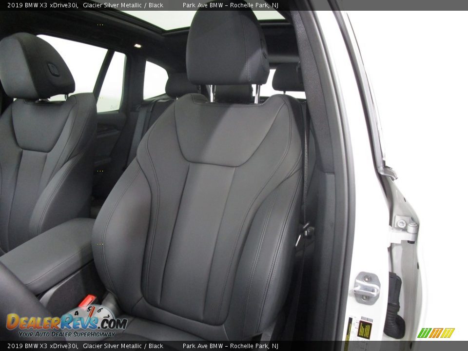 2019 BMW X3 xDrive30i Glacier Silver Metallic / Black Photo #10