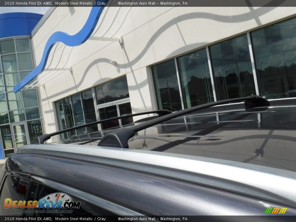 2016 Honda Pilot EX AWD Modern Steel Metallic / Gray Photo #3