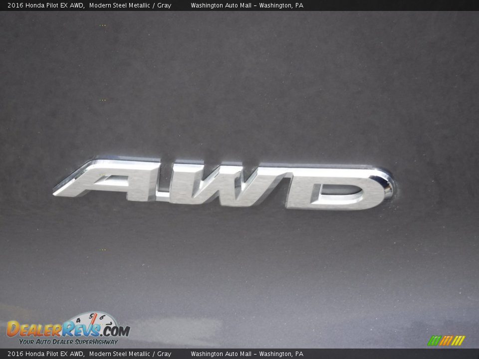 2016 Honda Pilot EX AWD Modern Steel Metallic / Gray Photo #11