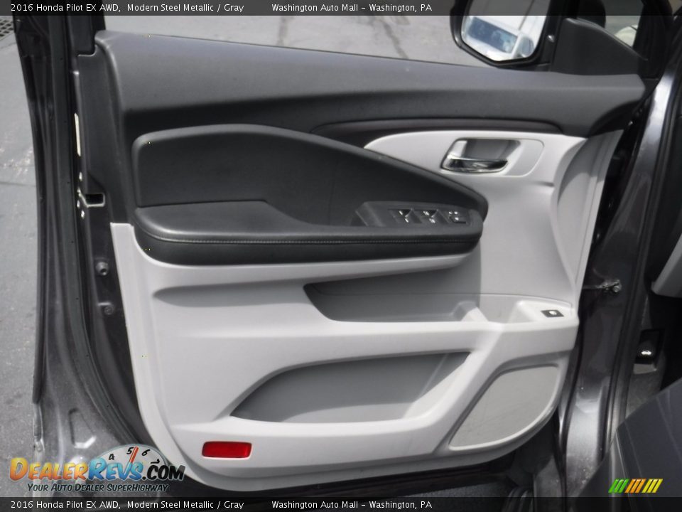 2016 Honda Pilot EX AWD Modern Steel Metallic / Gray Photo #14