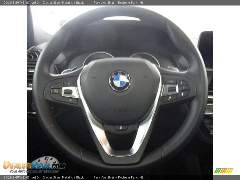 2019 BMW X3 xDrive30i Glacier Silver Metallic / Black Photo #24
