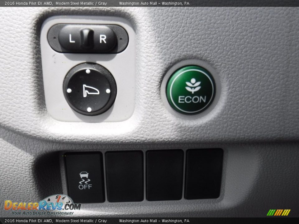 2016 Honda Pilot EX AWD Modern Steel Metallic / Gray Photo #16