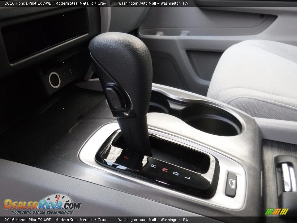 2016 Honda Pilot EX AWD Modern Steel Metallic / Gray Photo #17