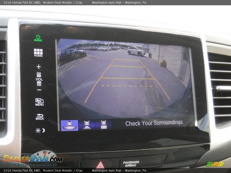 2016 Honda Pilot EX AWD Modern Steel Metallic / Gray Photo #19