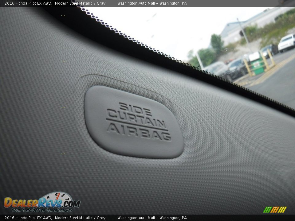2016 Honda Pilot EX AWD Modern Steel Metallic / Gray Photo #21