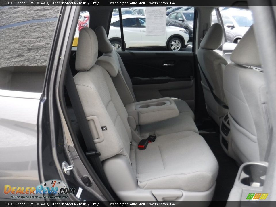 2016 Honda Pilot EX AWD Modern Steel Metallic / Gray Photo #22