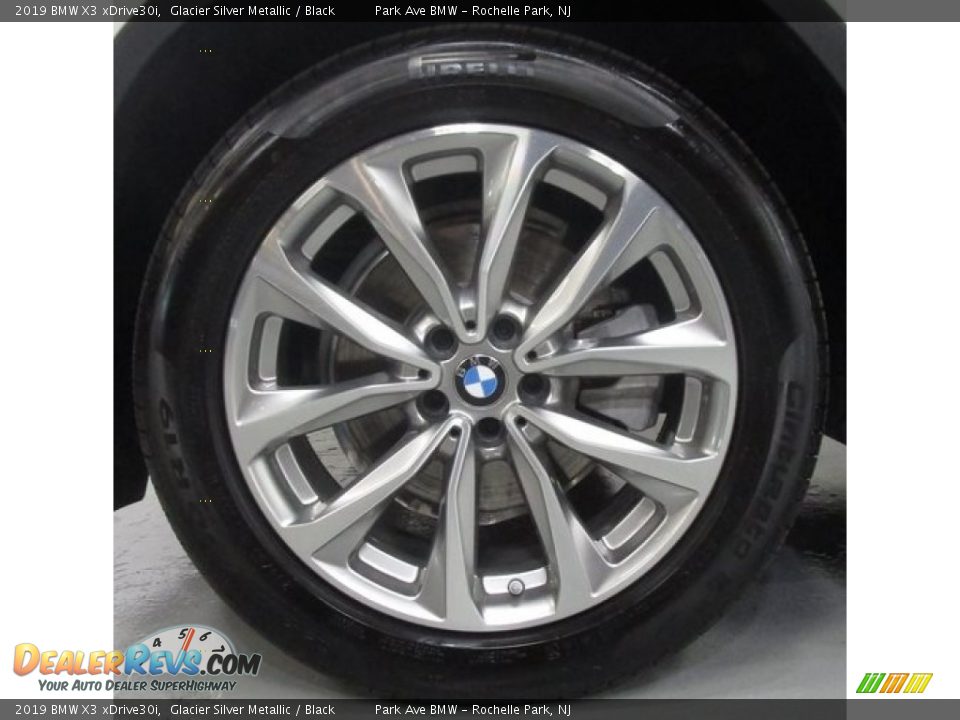 2019 BMW X3 xDrive30i Glacier Silver Metallic / Black Photo #30