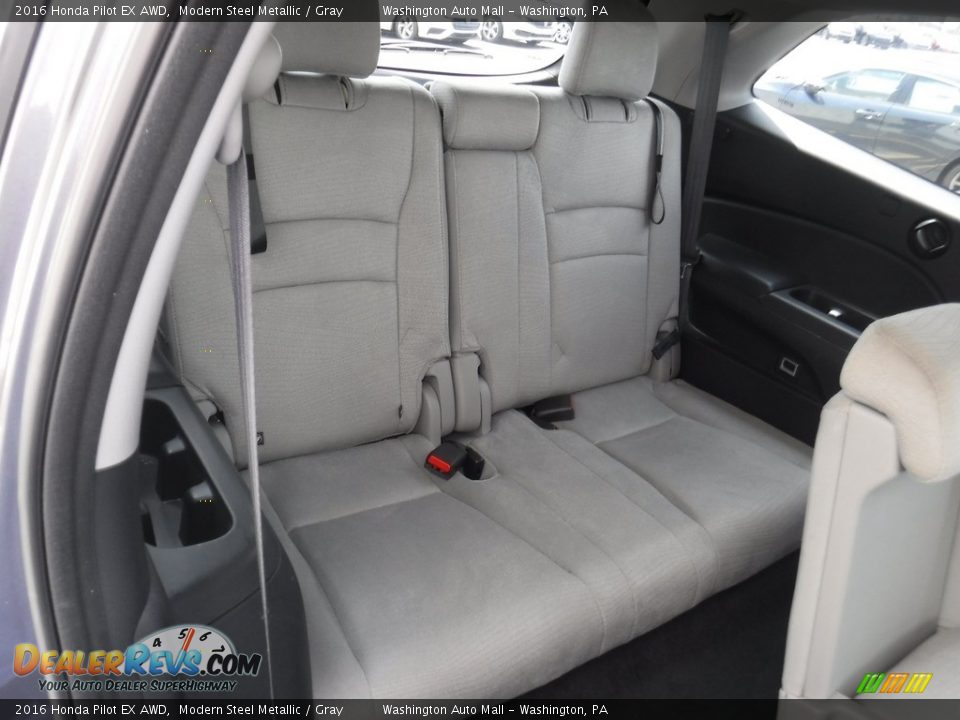 2016 Honda Pilot EX AWD Modern Steel Metallic / Gray Photo #23