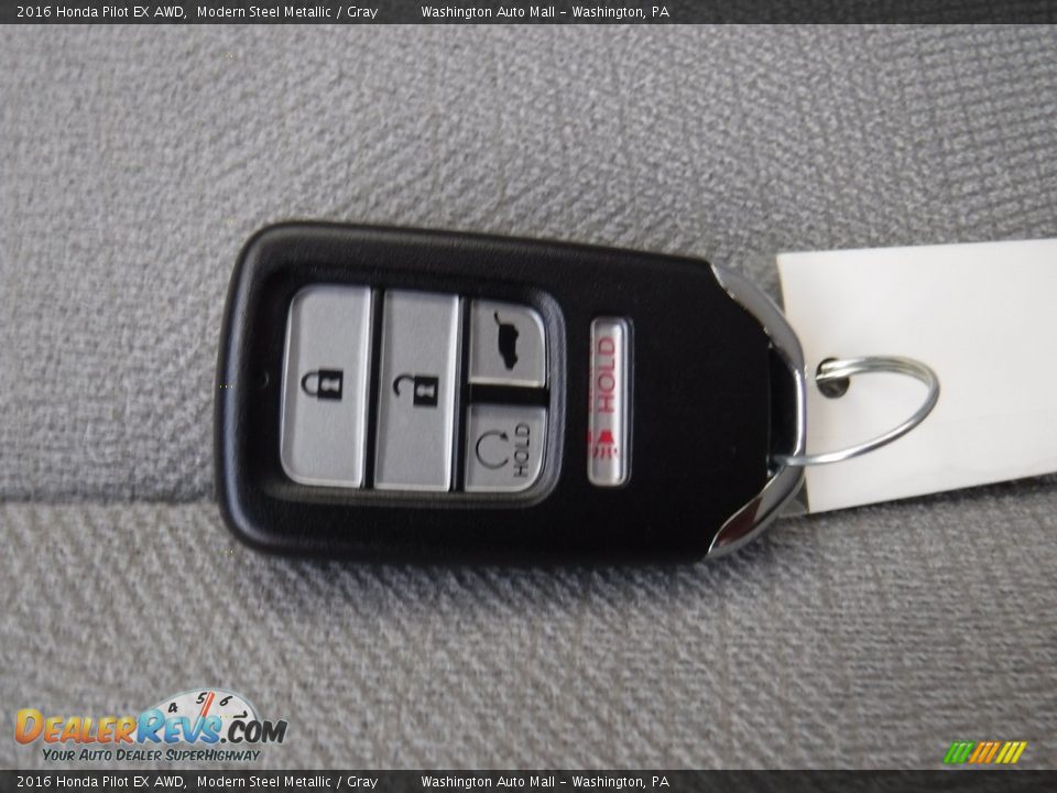 2016 Honda Pilot EX AWD Modern Steel Metallic / Gray Photo #26