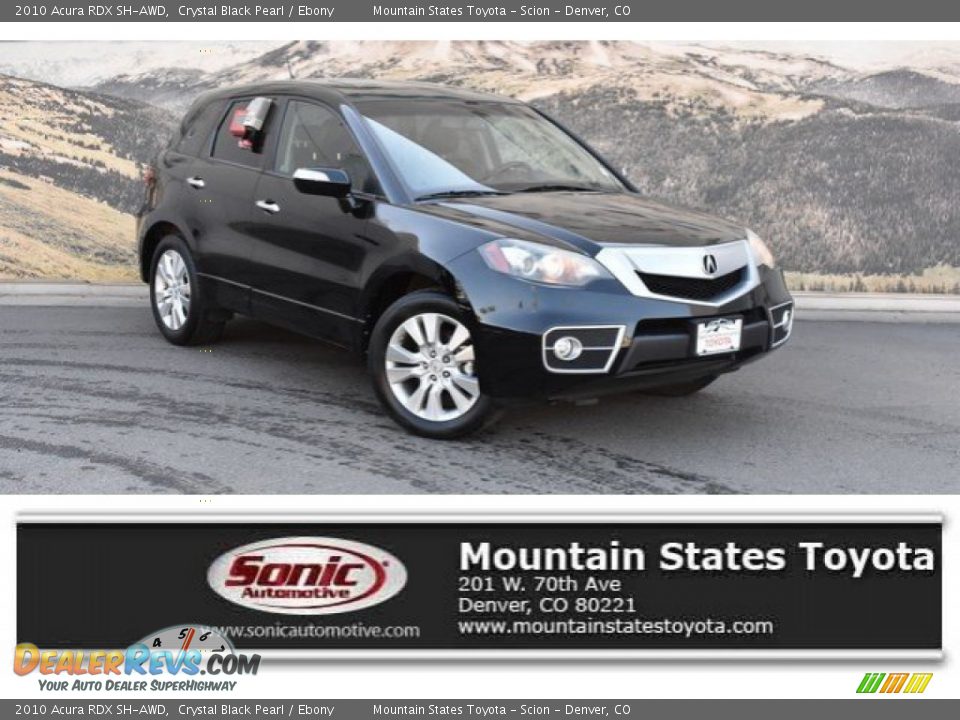2010 Acura RDX SH-AWD Crystal Black Pearl / Ebony Photo #1