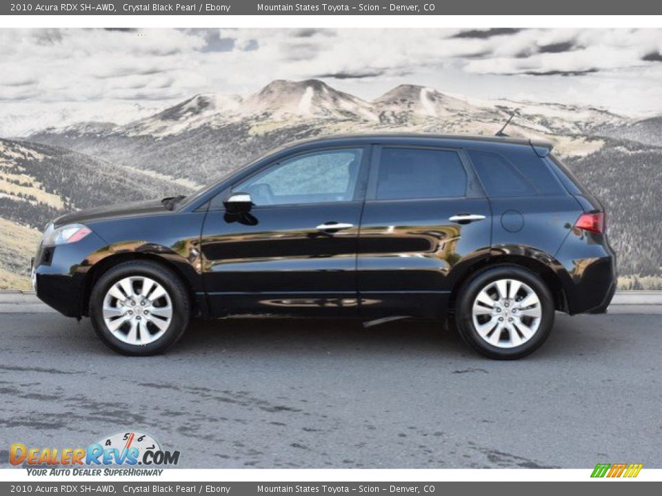 2010 Acura RDX SH-AWD Crystal Black Pearl / Ebony Photo #6