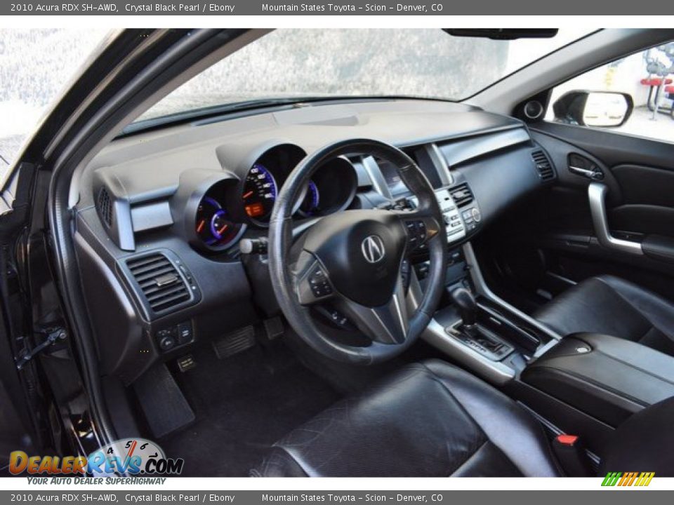 2010 Acura RDX SH-AWD Crystal Black Pearl / Ebony Photo #10