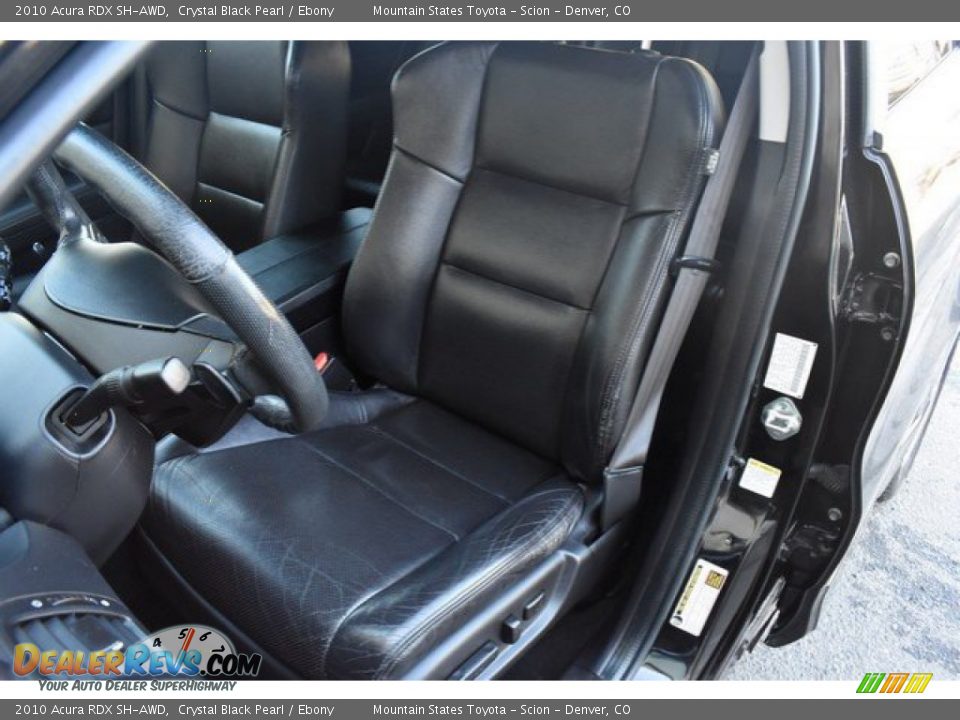 2010 Acura RDX SH-AWD Crystal Black Pearl / Ebony Photo #12