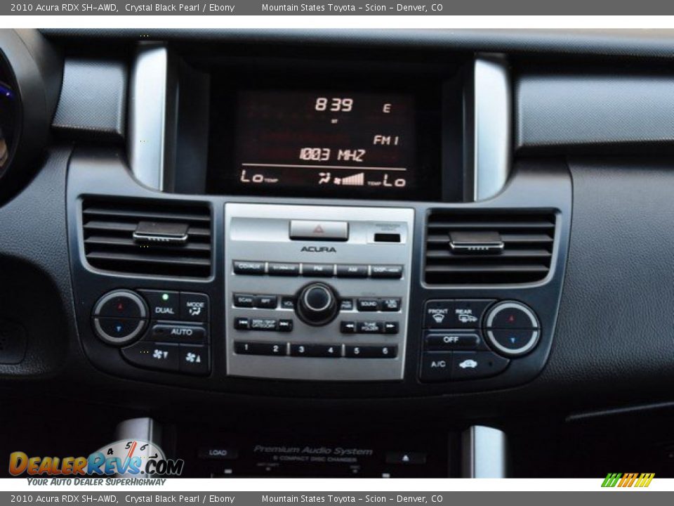 2010 Acura RDX SH-AWD Crystal Black Pearl / Ebony Photo #15