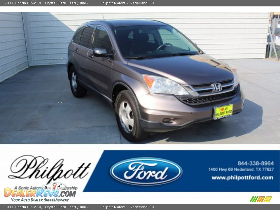 2011 Honda CR-V LX Crystal Black Pearl / Black Photo #1