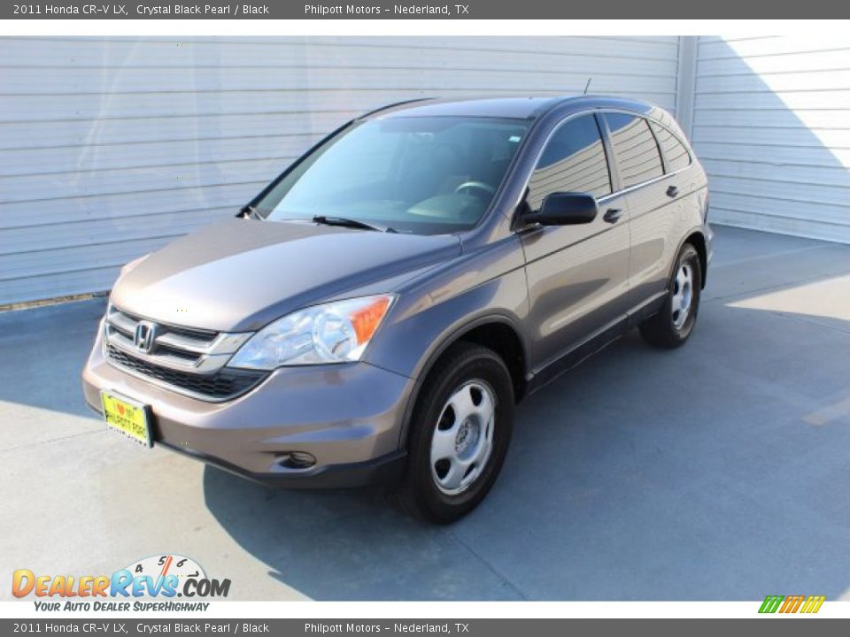 2011 Honda CR-V LX Crystal Black Pearl / Black Photo #4