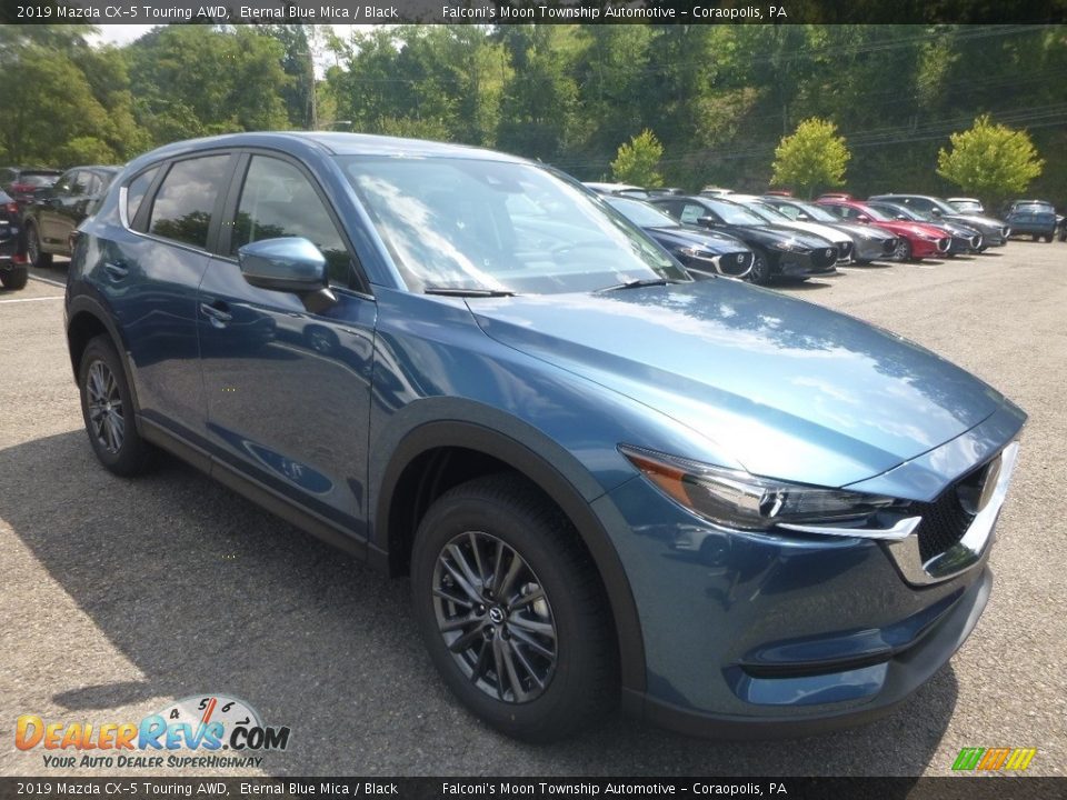 2019 Mazda CX-5 Touring AWD Eternal Blue Mica / Black Photo #3