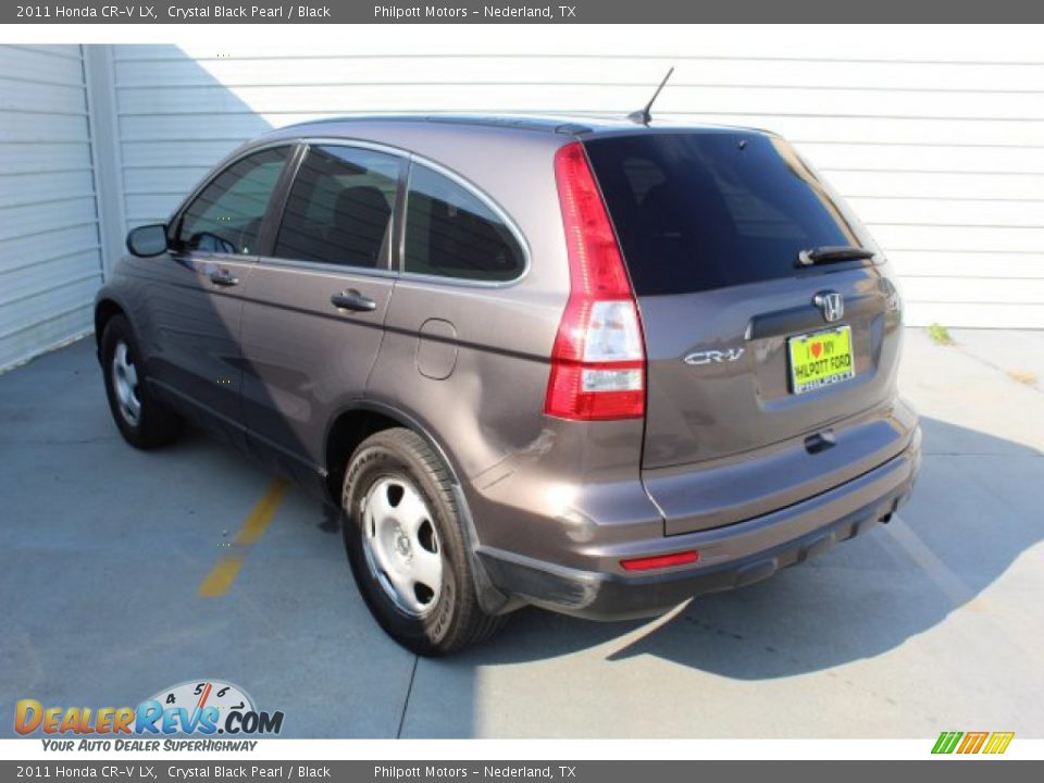 2011 Honda CR-V LX Crystal Black Pearl / Black Photo #7