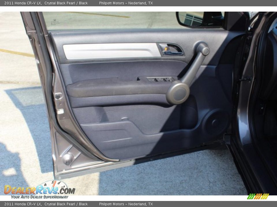 2011 Honda CR-V LX Crystal Black Pearl / Black Photo #11