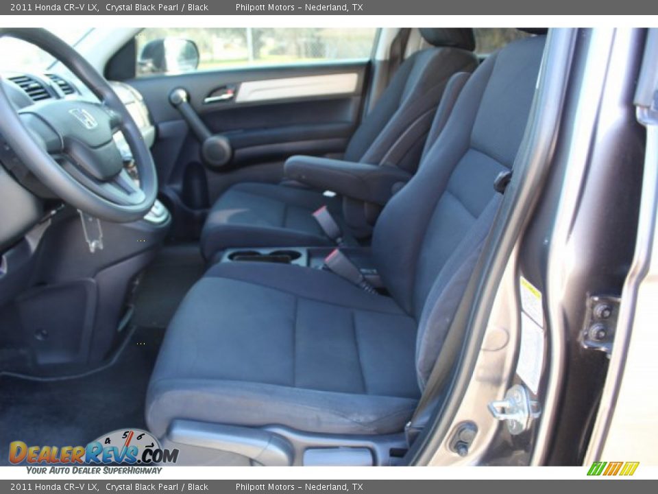 2011 Honda CR-V LX Crystal Black Pearl / Black Photo #12