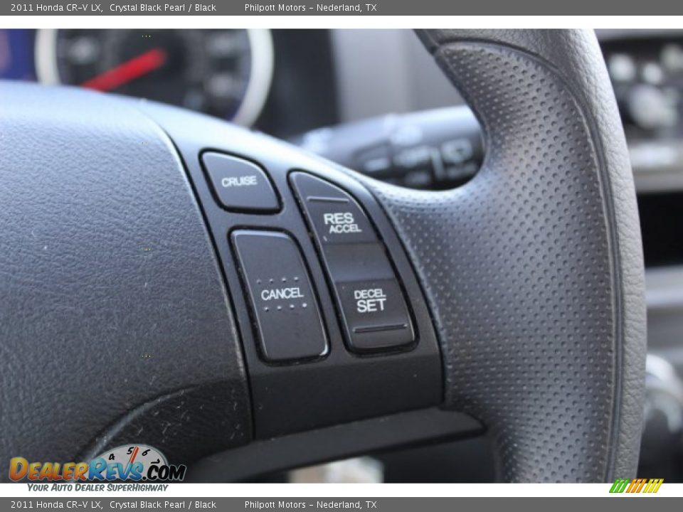 2011 Honda CR-V LX Crystal Black Pearl / Black Photo #13