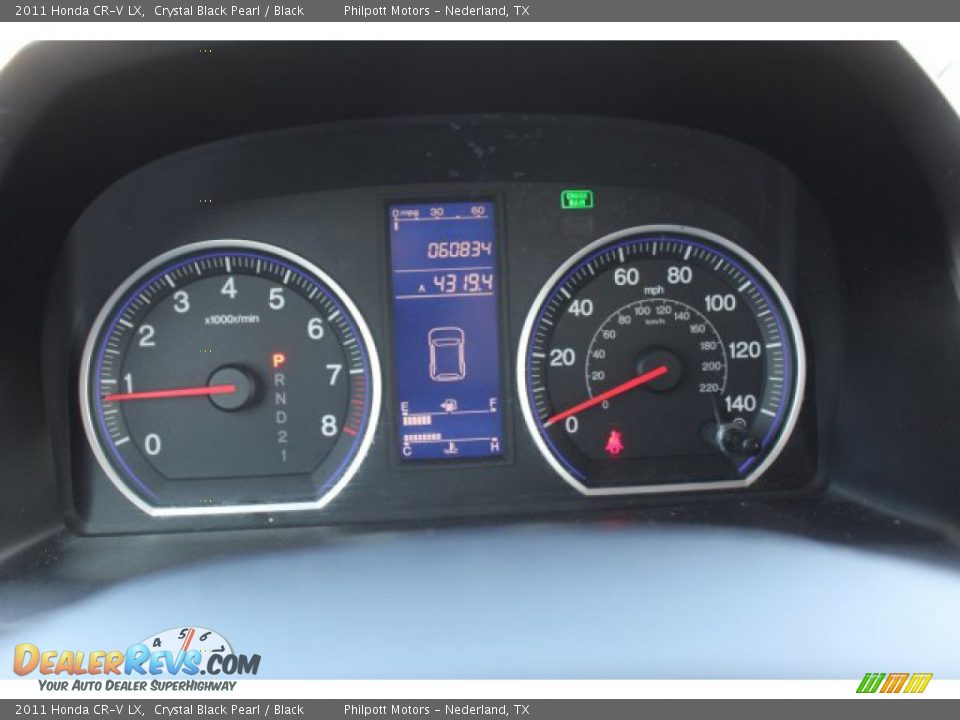 2011 Honda CR-V LX Crystal Black Pearl / Black Photo #14