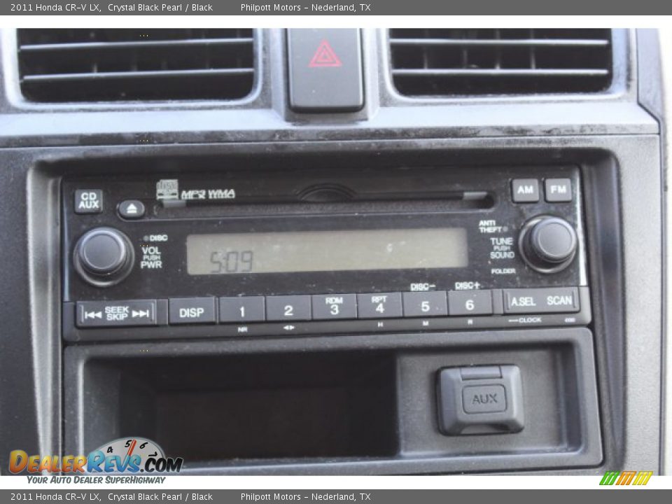 2011 Honda CR-V LX Crystal Black Pearl / Black Photo #16