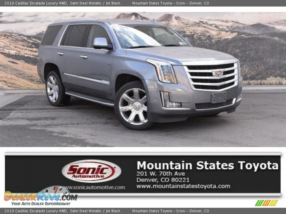 2019 Cadillac Escalade Luxury 4WD Satin Steel Metallic / Jet Black Photo #1