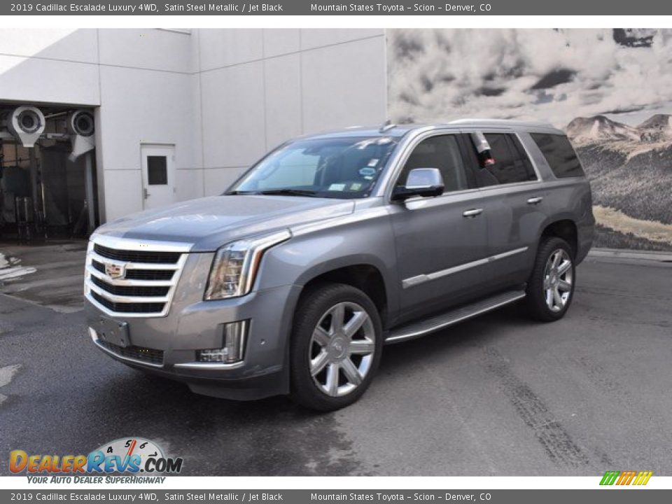 2019 Cadillac Escalade Luxury 4WD Satin Steel Metallic / Jet Black Photo #2