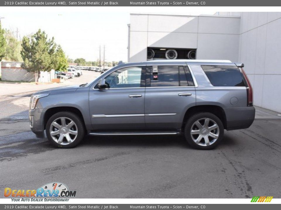 2019 Cadillac Escalade Luxury 4WD Satin Steel Metallic / Jet Black Photo #3