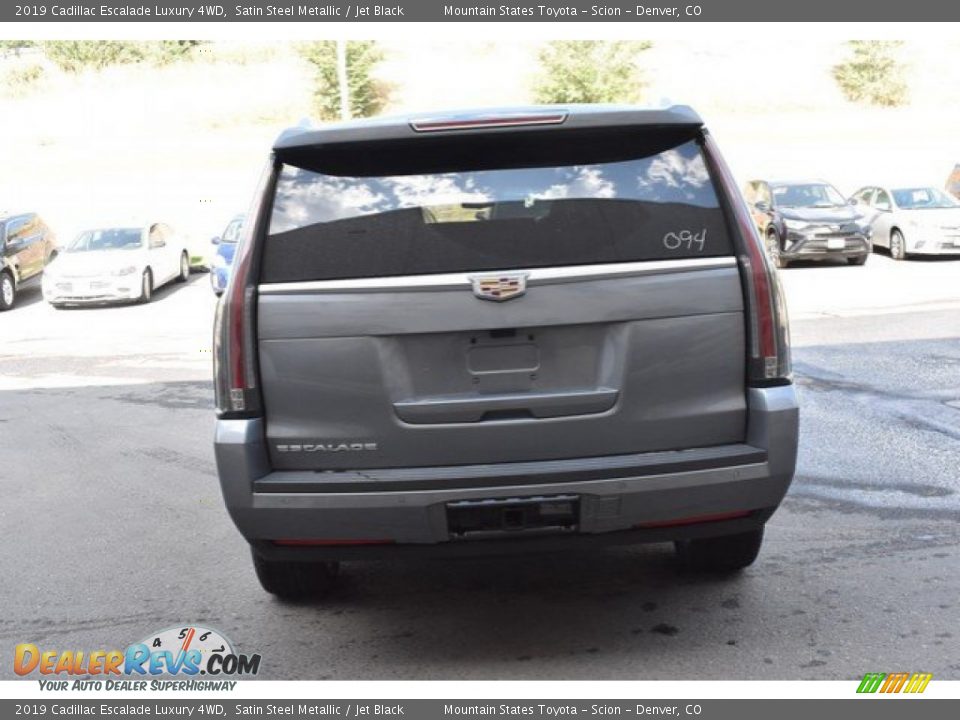 2019 Cadillac Escalade Luxury 4WD Satin Steel Metallic / Jet Black Photo #5
