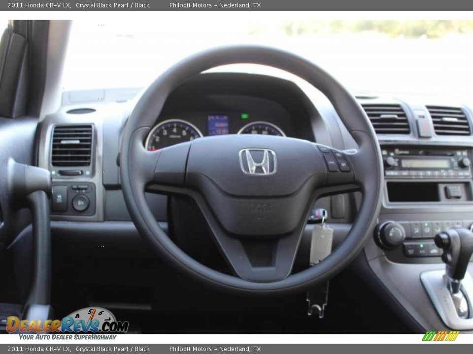 2011 Honda CR-V LX Crystal Black Pearl / Black Photo #21