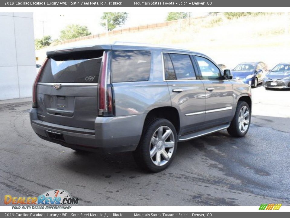 2019 Cadillac Escalade Luxury 4WD Satin Steel Metallic / Jet Black Photo #6