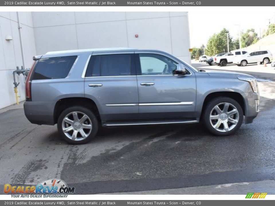 2019 Cadillac Escalade Luxury 4WD Satin Steel Metallic / Jet Black Photo #7