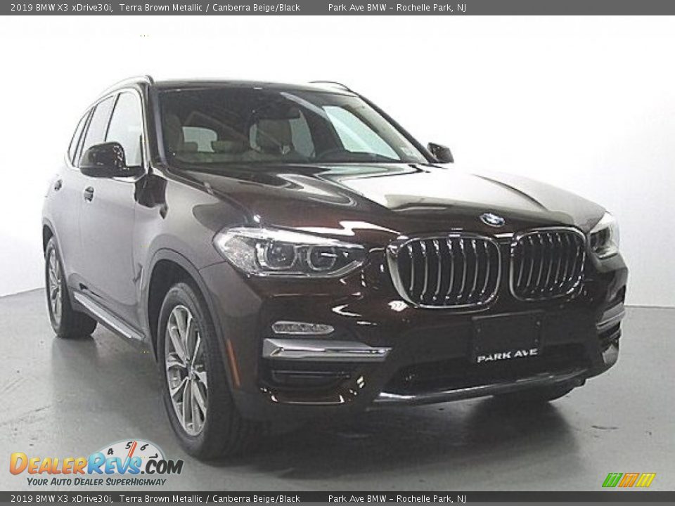 2019 BMW X3 xDrive30i Terra Brown Metallic / Canberra Beige/Black Photo #6