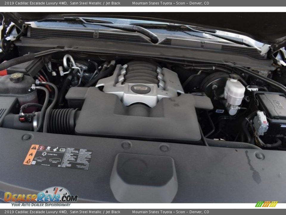 2019 Cadillac Escalade Luxury 4WD Satin Steel Metallic / Jet Black Photo #9