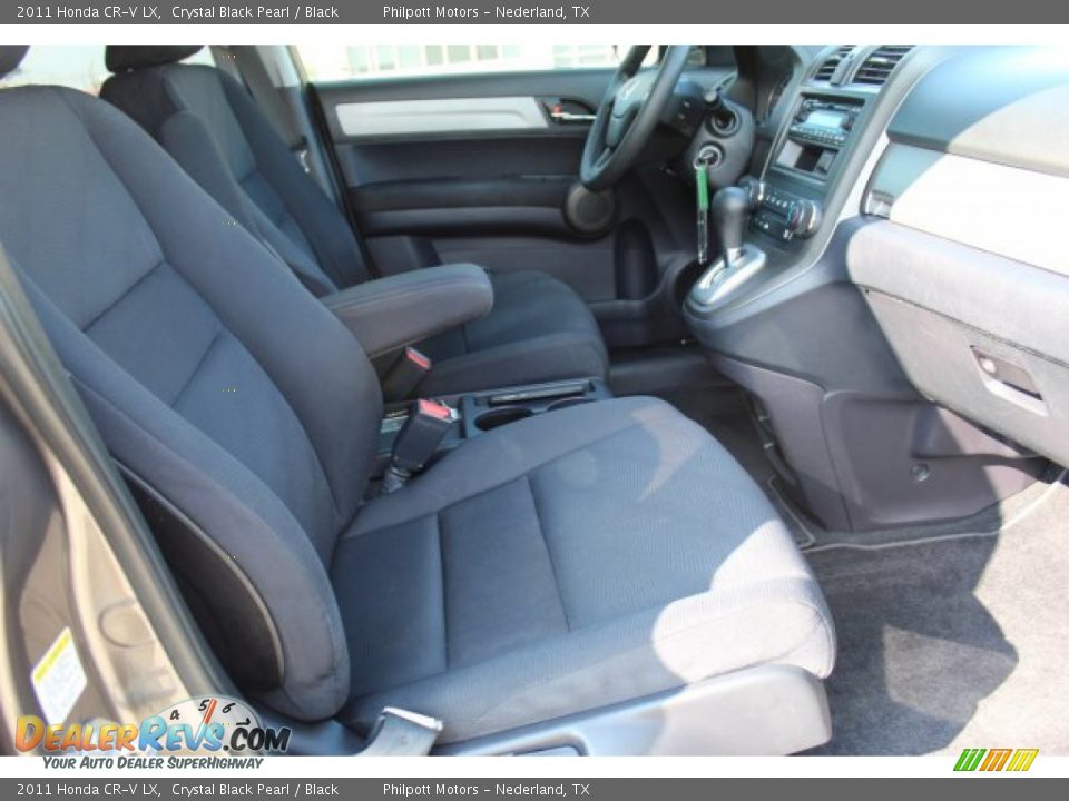 2011 Honda CR-V LX Crystal Black Pearl / Black Photo #26
