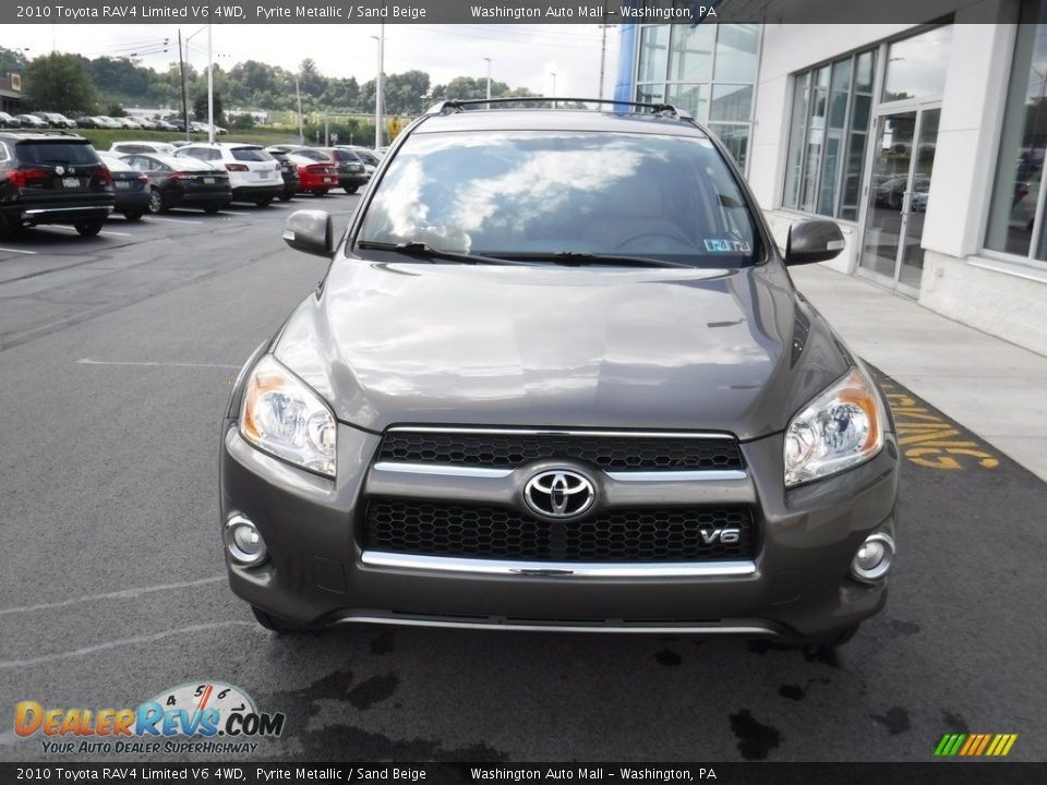 2010 Toyota RAV4 Limited V6 4WD Pyrite Metallic / Sand Beige Photo #6