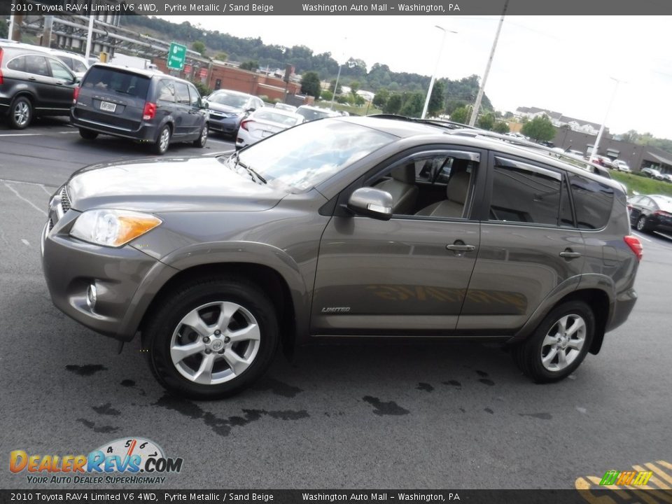 2010 Toyota RAV4 Limited V6 4WD Pyrite Metallic / Sand Beige Photo #9
