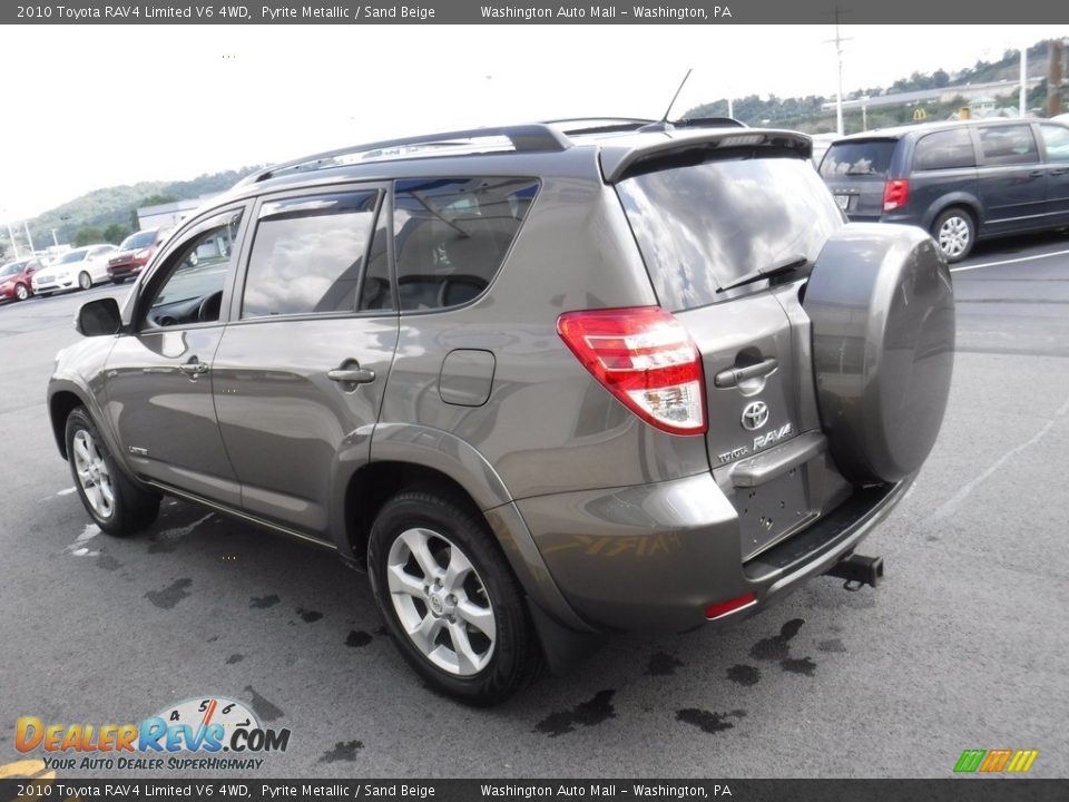 2010 Toyota RAV4 Limited V6 4WD Pyrite Metallic / Sand Beige Photo #10