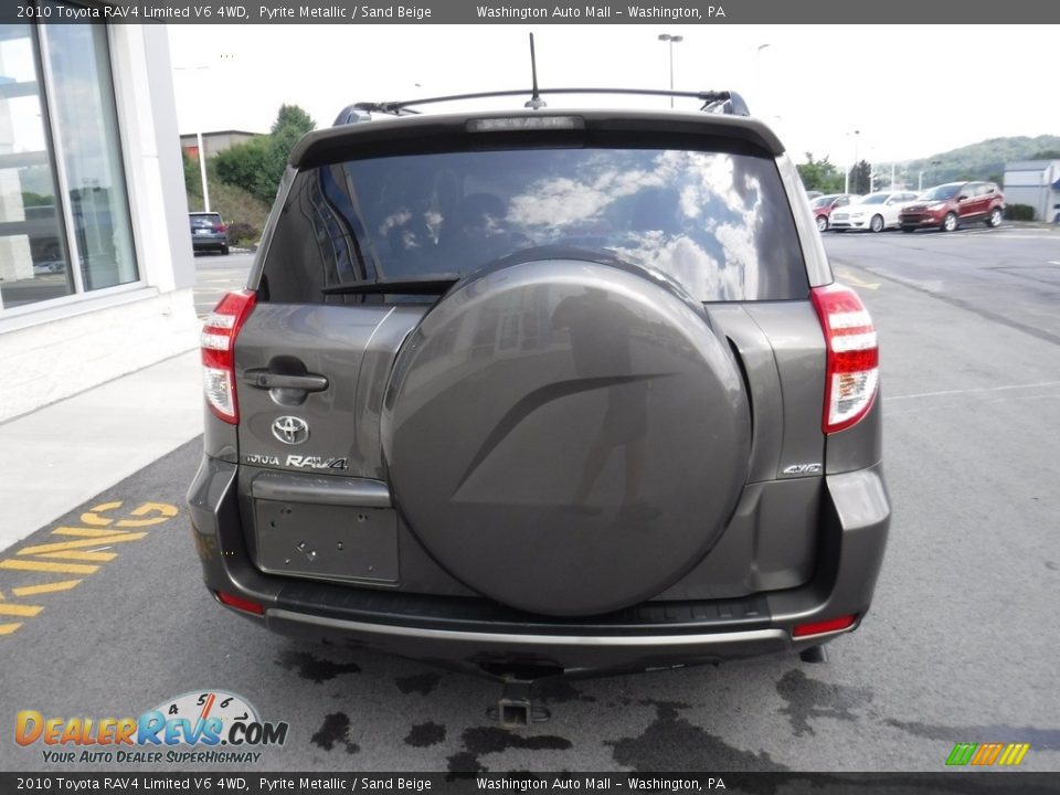 2010 Toyota RAV4 Limited V6 4WD Pyrite Metallic / Sand Beige Photo #11
