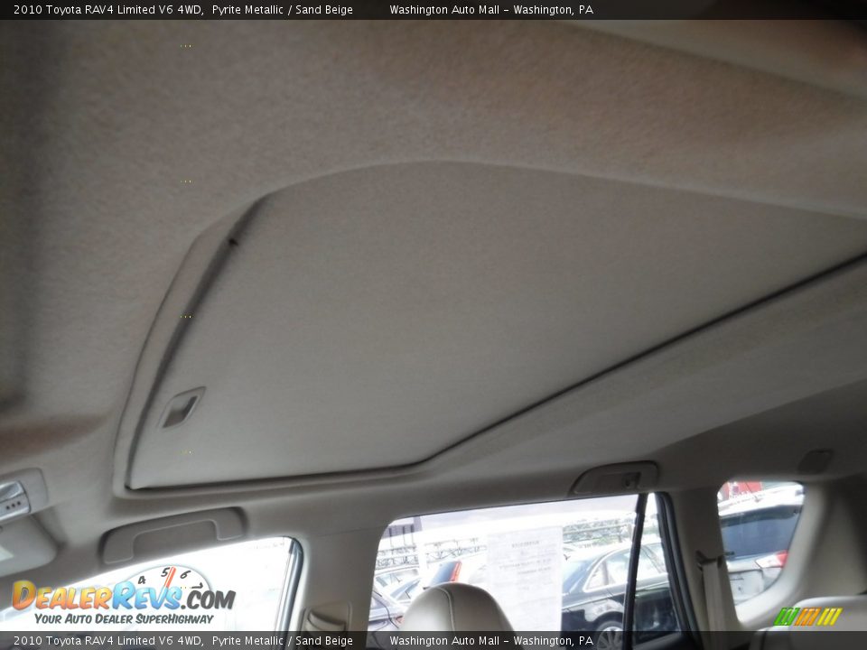 2010 Toyota RAV4 Limited V6 4WD Pyrite Metallic / Sand Beige Photo #14