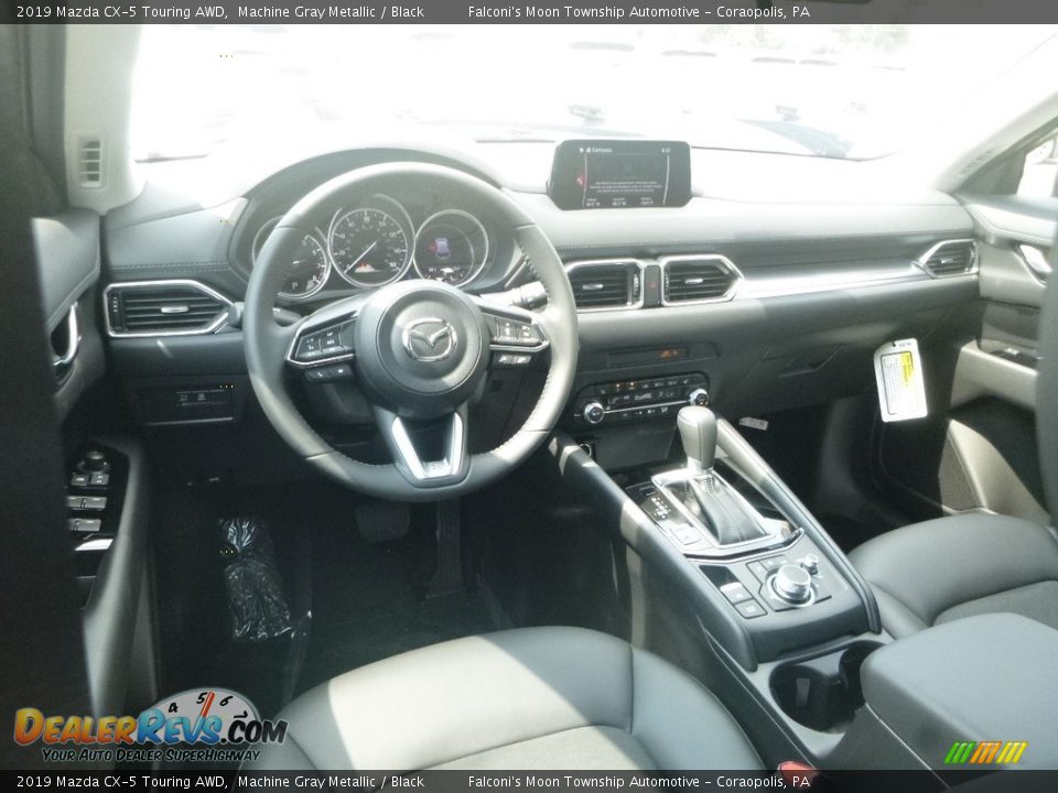2019 Mazda CX-5 Touring AWD Machine Gray Metallic / Black Photo #9