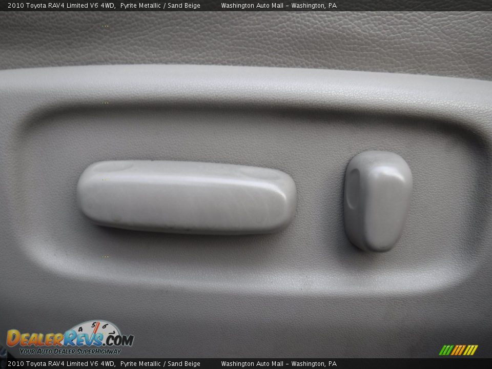 2010 Toyota RAV4 Limited V6 4WD Pyrite Metallic / Sand Beige Photo #17