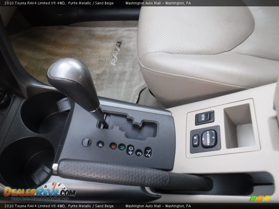 2010 Toyota RAV4 Limited V6 4WD Pyrite Metallic / Sand Beige Photo #20